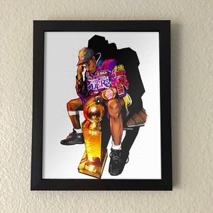 Kobe Bryant Championship Wall Art